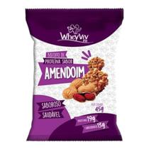Biscoito Fit Com Whey Protein Sabor Amendoim 45g - Wheyviv Fit