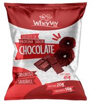 Biscoito Fit Sabor Chocolate com Whey Protein de 20g de Proteína com 45g - WheyViv Biscoito Fit Sabor Chocolate com Whey Protein de 20g de Proteína com 45g - WheyViv