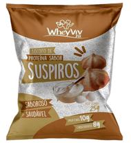 Biscoito Fit Sabor Suspiros com Whey Protein de 10g de Proteína com 25g - WheyViv Biscoito Fit Sabor Suspiros com Whey Protein de 10g de Proteína com 25g - WheyViv