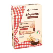 Biscoito Folhados Sfogliatine Glassate Members Mark com 3 Unidades 200gr cada Biscoito Folhados Sfogliatine Glassate Members Mark com 3 Unidades 200gr cada