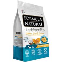 Biscoito Fórmula Natural Dog Biscuits para Cães Adultos de Pequeno Porte Sabor Abóbora, Coco e Quinoa 250g