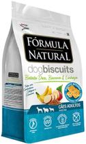 Biscoito Fórmula Natural Super Premium para Cães Porte Médio e Grande Sabor Banana e Batata Doce - FORMULA NATURAL