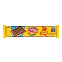 Biscoito Garoto Choco Biscuit Chocolate ao Leite 78g - Embalagem com 30 Unidades