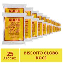 Biscoito Globo Doce, Rio De Janeiro, 25 Pacotes 30G