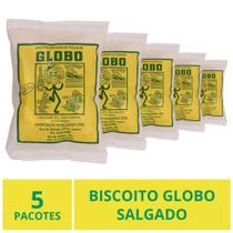Biscoito Globo Rio de Janeiro, Salgado, 5 Pacotes 30g Biscoito Globo Rio de Janeiro, Salgado, 5 Pacotes 30g