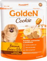 Biscoito Golden Cookie para Cães Adultos Porte Pequeno Sabor Banana Aveia e Mel - 350g Biscoito Golden Cookie para Cães Adultos Porte Pequeno Sabor Banana Aveia e Mel - 350g
