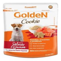 Biscoito Golden Cookies Cães Adulto Porte Salmão/quinoa 350g