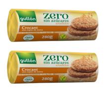 Biscoito Gullón Sem Açúcar Crocant 2 Pacotes De 280g Aveia Espanhol Importado
