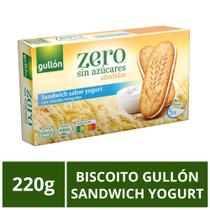 Biscoito Gullón Sem Açúcar, Sandwich Yogurt, 220g