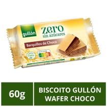 Biscoito Gullón Sem Açúcar, Wafer Chocolate, 60g
