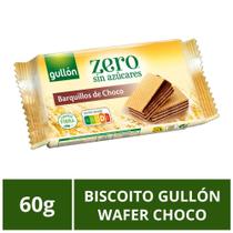 Biscoito Gullón, Wafer Chocolate, 60G, Sem Açúcar