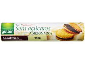 Biscoito Importado Sandwich Choco Gullon 250G Sem Açúcar