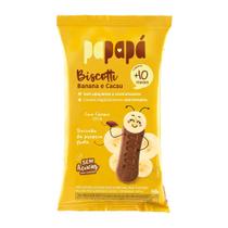 Biscoito Infantil Biscotti Banana E Cacau Papapá 60g KIT C/2