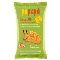 Biscoito infantil laranja cenoura 60g papapa
