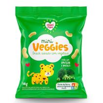 Biscoito Infantil Mini Veggies Snack Ervilha e Brócolis 18g - NHAMI MAMI