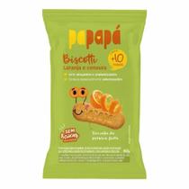 Biscoito Infantil Papapá Biscotti Laranja e Cenoura 60g