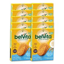 Biscoito Integral Belvita Leite e Aveia Kit 10 caixas 75g