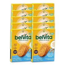 Biscoito Integral Belvita Leite E Aveia Kit 10 Caixas 75G