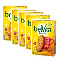 Biscoito Integral Belvita Maçã e Canela 75g Kit 5 caixas