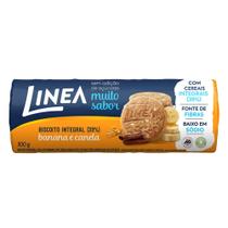 Biscoito Integral Linea Banana e Canela 100g