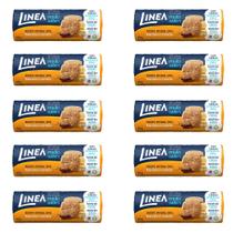 Biscoito Integral Linea Banana e Canela Kit 10 Pacotes 100g