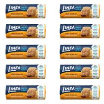 Biscoito Integral Linea Banana E Canela Kit 10 Pacotes 120G