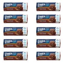Biscoito Integral Linea Cacau e Cereais Kit 10 Pacotes 100g