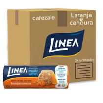 Biscoito Integral Linea Laranja E Cenoura Kit 24 Uni De 100G