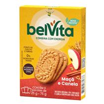 Biscoito Integral Sabor Maçã e Canela BelVita 75g