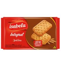 Biscoito Isabela Integral 350g 35% Ingredientes Integrais