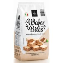 Biscoito italiano mini wafer bites creme de cacau 400g crocante e recheio cremoso