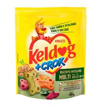 Biscoito Keldog +Crok Integral Multi com Vegetais Para Cães Adultos- 400 g
