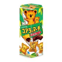 Biscoito Koala Lotte Sabores Chocolates e Frutados Importado Coalinha 37gr
