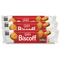Biscoito Lotus Biscoff Sandwich Recheado Kit 3 Pacotes 110G