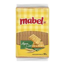 Biscoito Mabel Água e Sal 300g - Embalagem com 20 Unidades