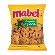 Biscoito Mabel Rosquinha Coco 300g - Embalagem com 32 Unidades