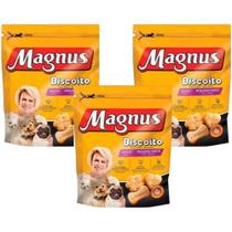 Biscoito Magnus Cães Pequeno Porte - 400g Kit Com 3 Biscoito Magnus Cães Pequeno Porte - 400g Kit Com 3