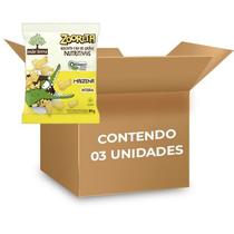 Biscoito Maizena Integral Vegano Zooreta Mãe Terra contendo 3 pacotes de 80g cada