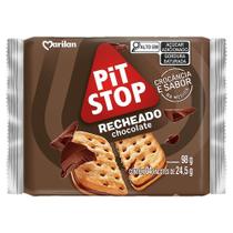 Biscoito Marilan Pit Stop Recheado Chocolate 98g - Embalagem com 42 Unidades Biscoito Marilan Pit Stop Recheado Chocolate 98g - Embalagem com 42 Unidades
