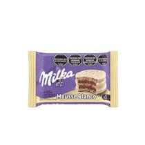Biscoito Milka Alfajor Mousse Chocolate Breanco Triplo 55g