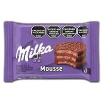 Biscoito milka alfajor mousse chocolate triplo 55g