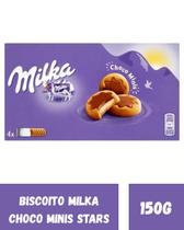 Biscoito Milka Choco Minis Stars 150g Biscoito Milka Choco Minis Stars 150g