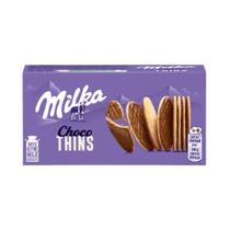 Biscoito Milka Choco Thins 126g Fino, Crocante e Coberto com Chocolate ao Leite Biscoito Milka Choco Thins 126g Fino, Crocante e Coberto com Chocolate ao Leite
