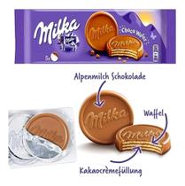 Biscoito Milka Choco Wafer Coberta E Com Recheio De Choco Biscoito Milka Choco Wafer Coberta E Com Recheio De Choco