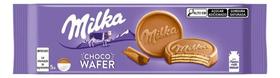 Biscoito Milka Chocowafer de creme de cacau e chocolate ao l