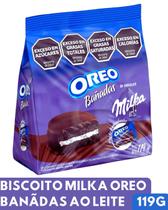 Biscoito milka oreo bañadas milk 119g