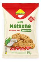 Biscoito Mini Maisena Integral Sabor Coco Diet Lowçucar 100g