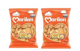 Biscoito Mini Maizena Farinha Láctea Marilan 300g Kit 2 Un