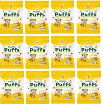 Biscoito Mini Puffs Banana E Cenoura 12x15g - Nhami Mami