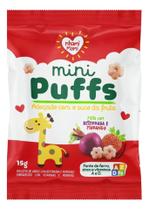 Biscoito Mini Puffs Beterraba E Morango 15g - Nhami Mami